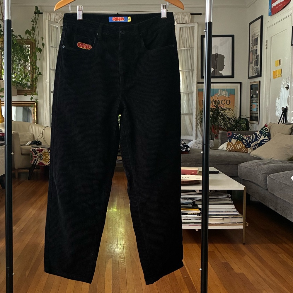 Empyre Black Corduroy Skate Pants
